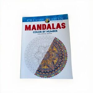 Creative Haven Mandalas Color by Number Coloring Book (Paperback or Softback)